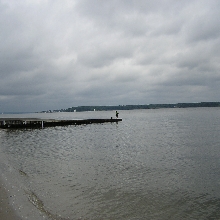 Fishing at Cedar Tree Point Beach (Photo Courtesy of Carol A. Fritz)